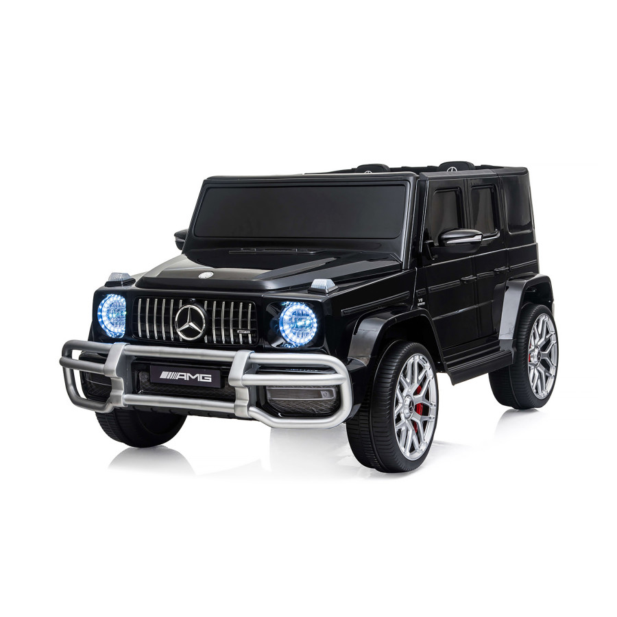 Електрически джип Mercedes G63 за две деца с EVA гуми черен