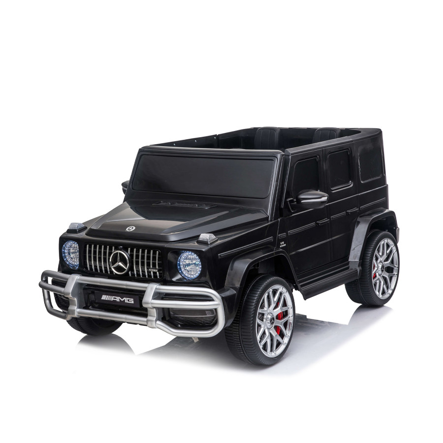 Електрически джип Mercedes G63 за две деца с EVA гуми черен