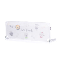 Преграда за легло Животинки бяла