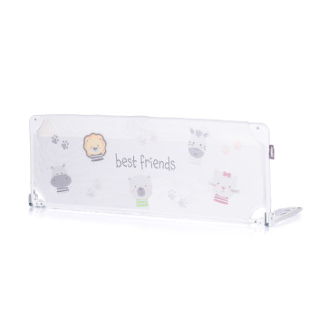 Преграда за легло Животинки бяла