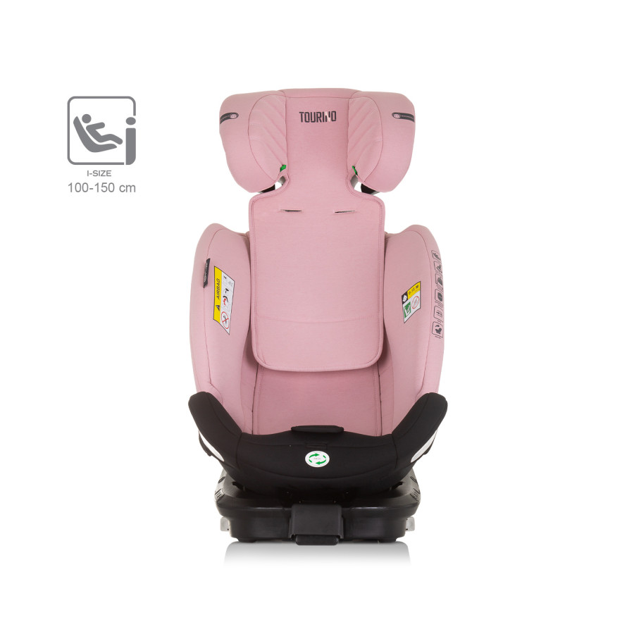 Стол за кола 360 I-size 40-150 Торино фламинго