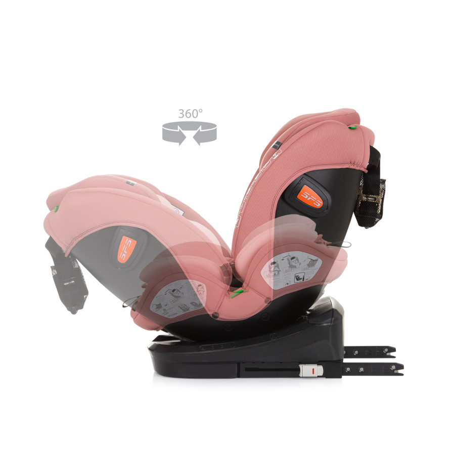 Стол за кола 360 I-size 40-150 Воларе фламинго