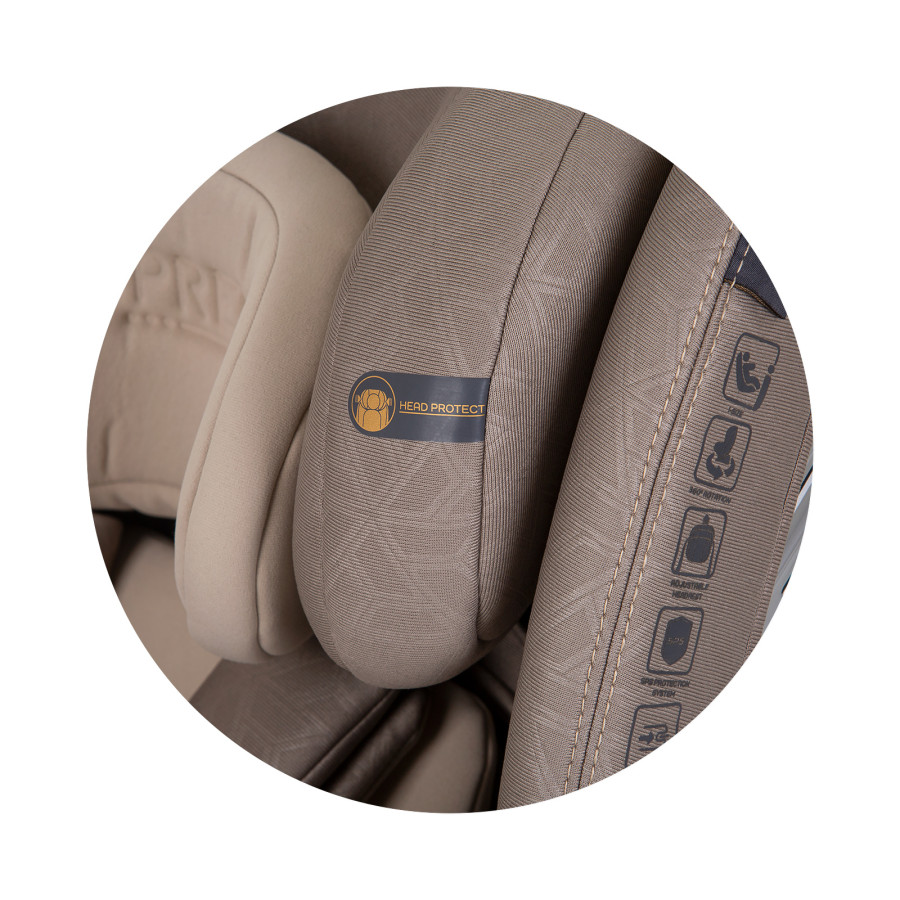 Стол за кола 360 I-size 40-150см Supreme макадамия