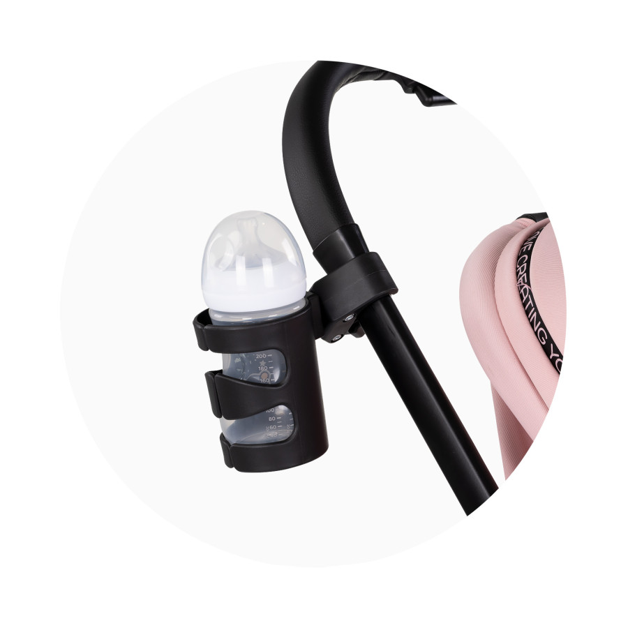 Универсална поставка за чаша/ шише черна