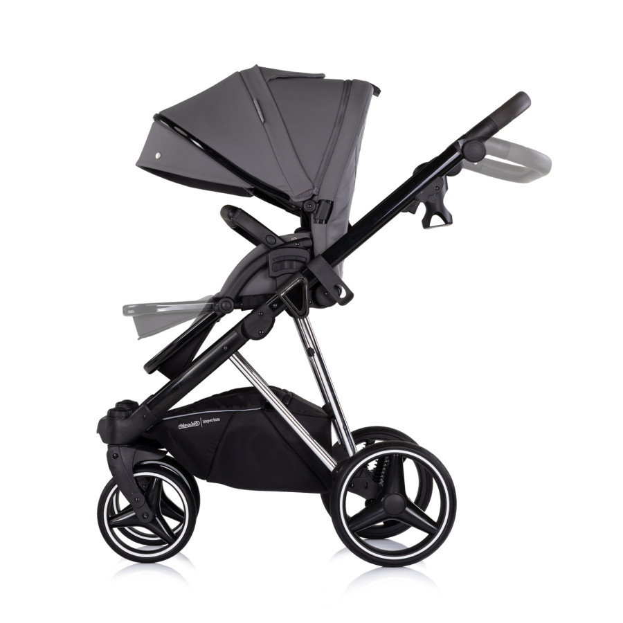 Детска количка 3 в 1 Империум тъмно сива