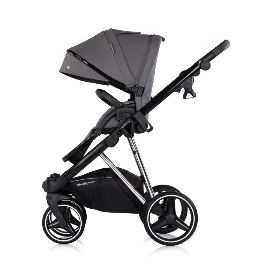 Детска количка 3 в 1 Империум тъмно сива