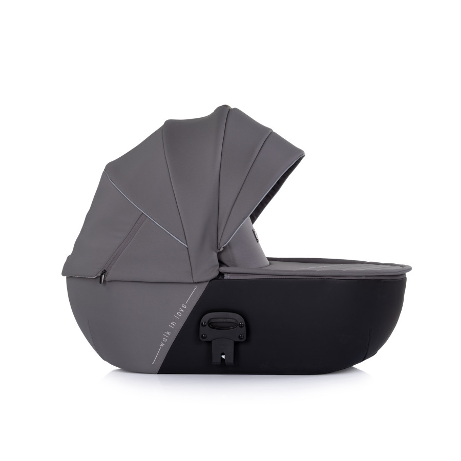 Детска количка 3 в 1 Империум тъмно сива