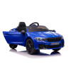 Електрическа кола BMW M5 синя с EVA гуми и коженa седалка