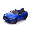 Електрическа кола BMW M5 синя с EVA гуми и коженa седалка