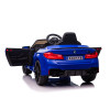 Електрическа кола BMW M5 синя с EVA гуми и коженa седалка