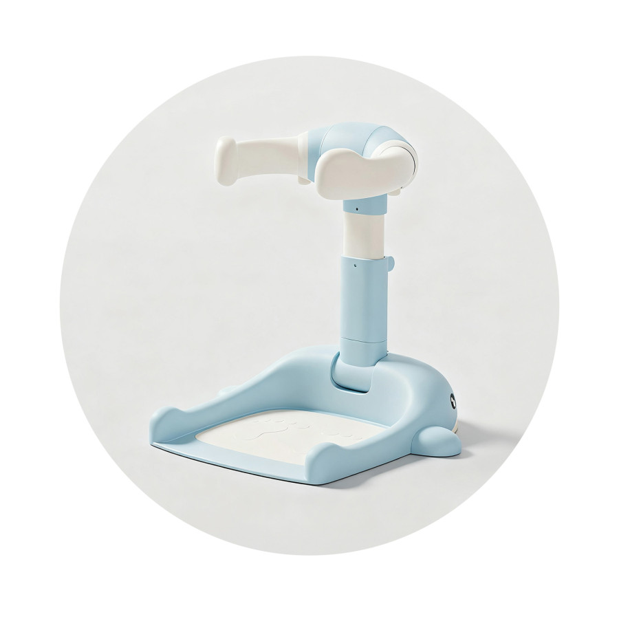 Помощна стойка за къпане с опора Китче синя