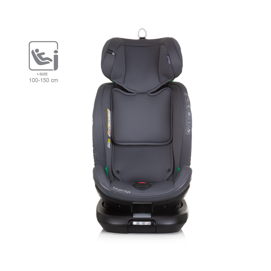 Стол за кола 360 I-size 40-150 Максимус гранит