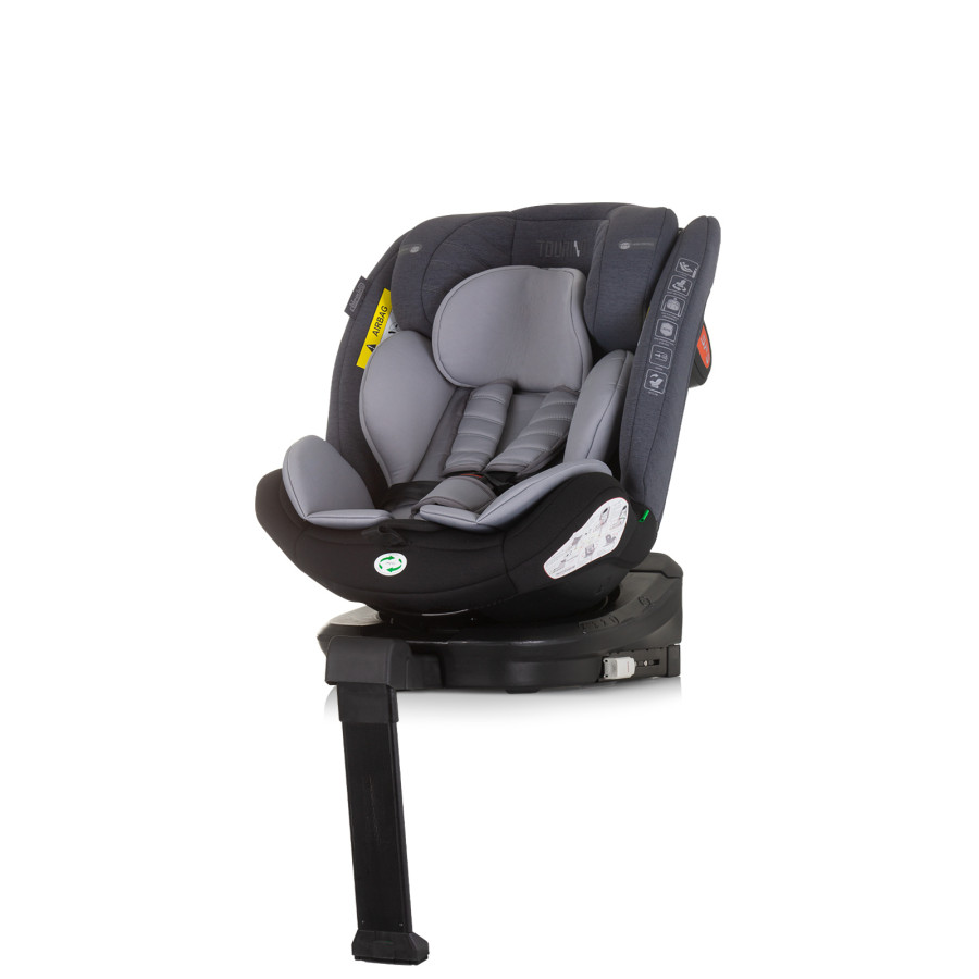 Стол за кола 360 I-size 40-150 Торино сиво микс