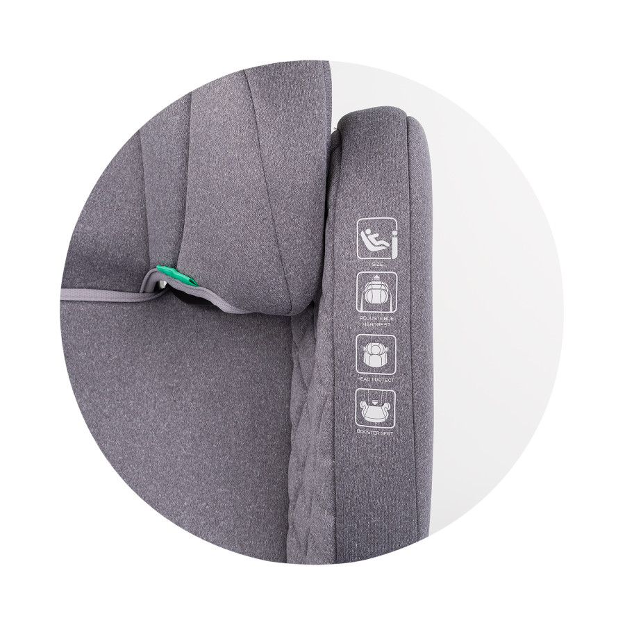 Стол за кола I-SIZE 100-150 Cyber платина