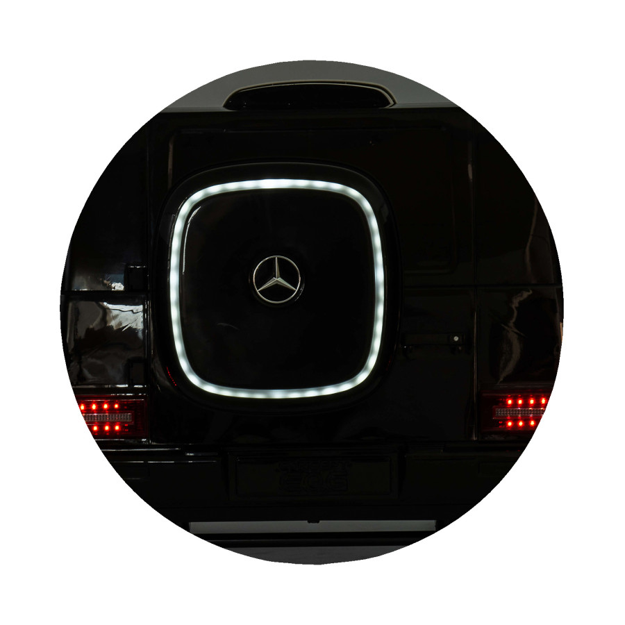 Eлектрически джип Mercedes EQG черен EVA гуми
