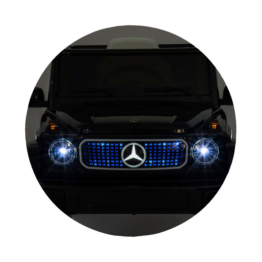Eлектрически джип Mercedes EQG черен EVA гуми