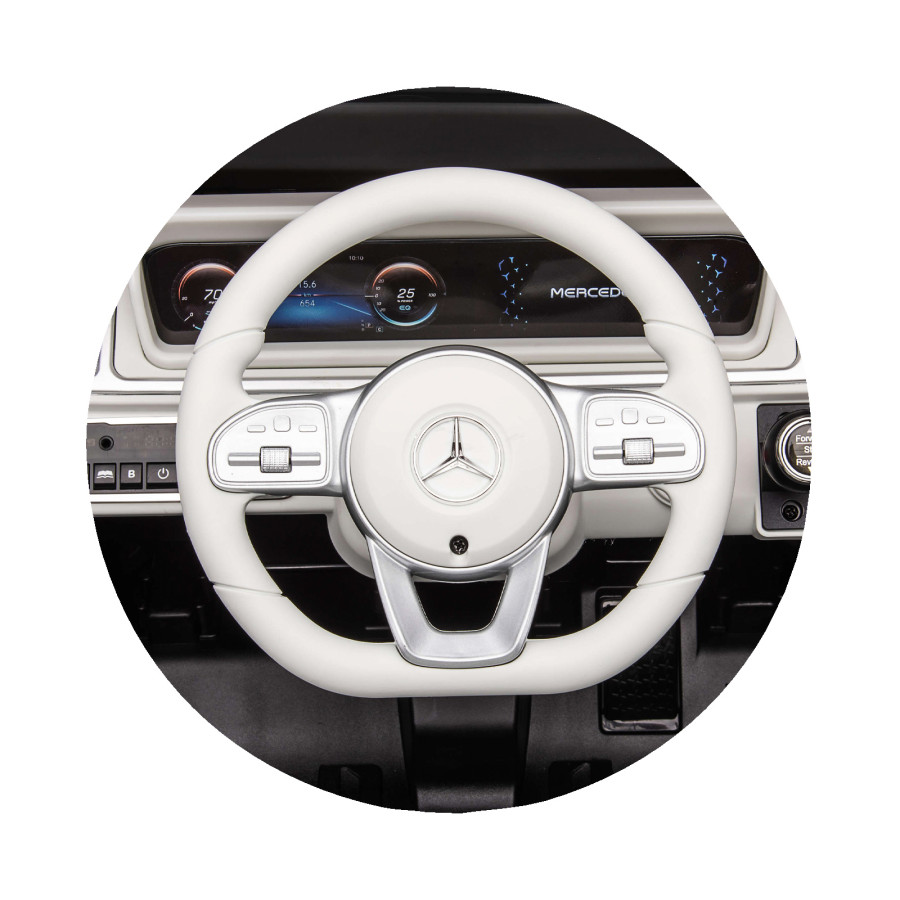 Eлектрически джип Mercedes EQG черен EVA гуми