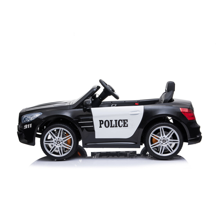 Електрическа кола Police Mercedes SL500 черна