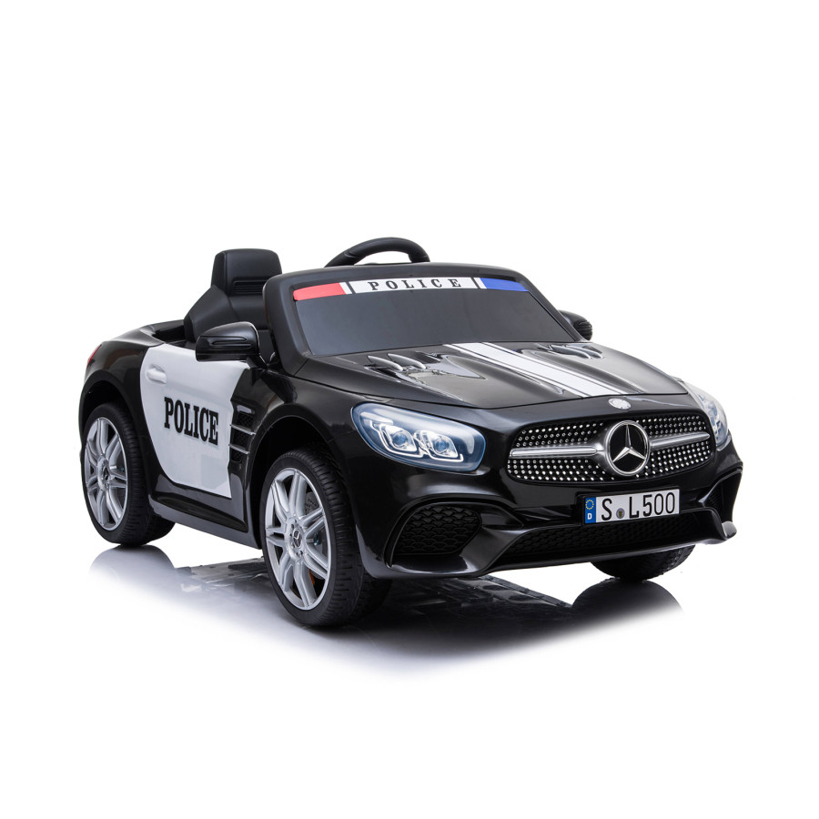 Електрическа кола Police Mercedes SL500 черна