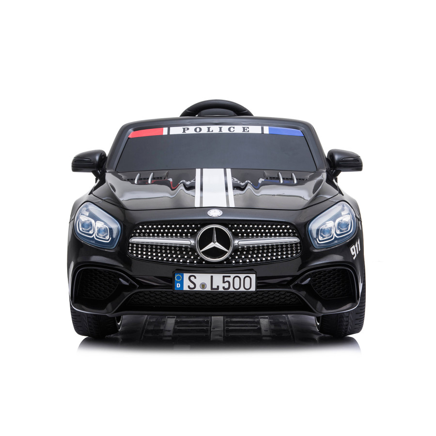 Електрическа кола Police Mercedes SL500 черна