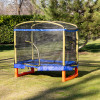 Голям батут Playground 200 см с пързалка син