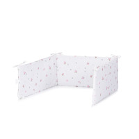 Обиколник за бебешко легло 30/180 см Рози
