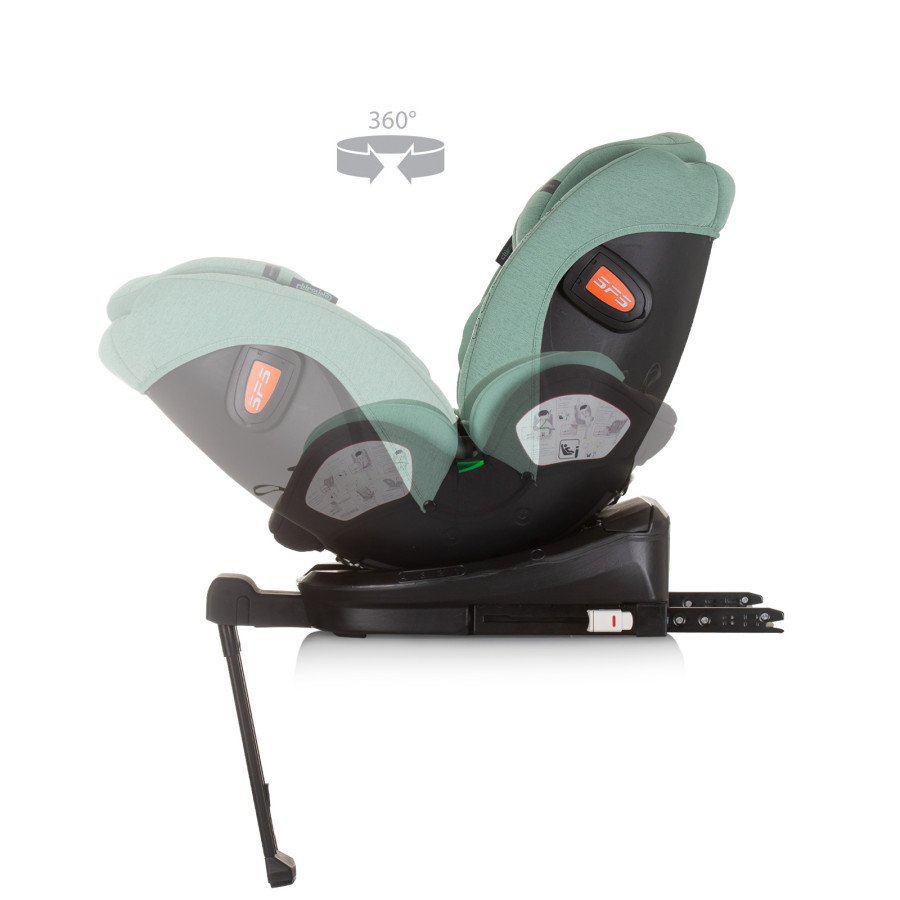 Стол за кола 360 I-size 40-150 Торино зелено