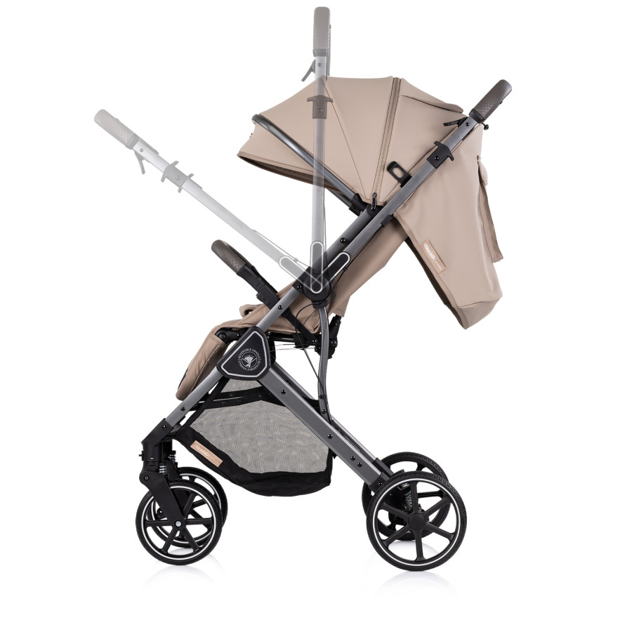 Детска количка с въртяща дръжка Омния лате