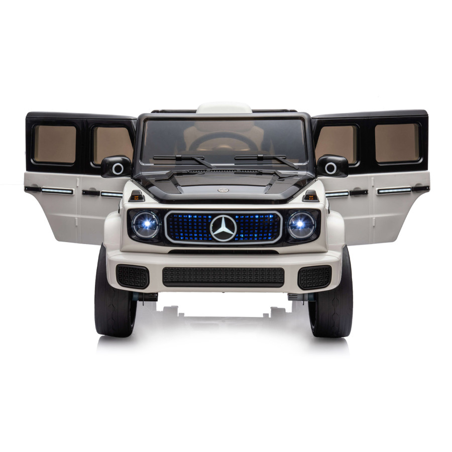 Eлектрически джип Mercedes EQG бял EVA гуми