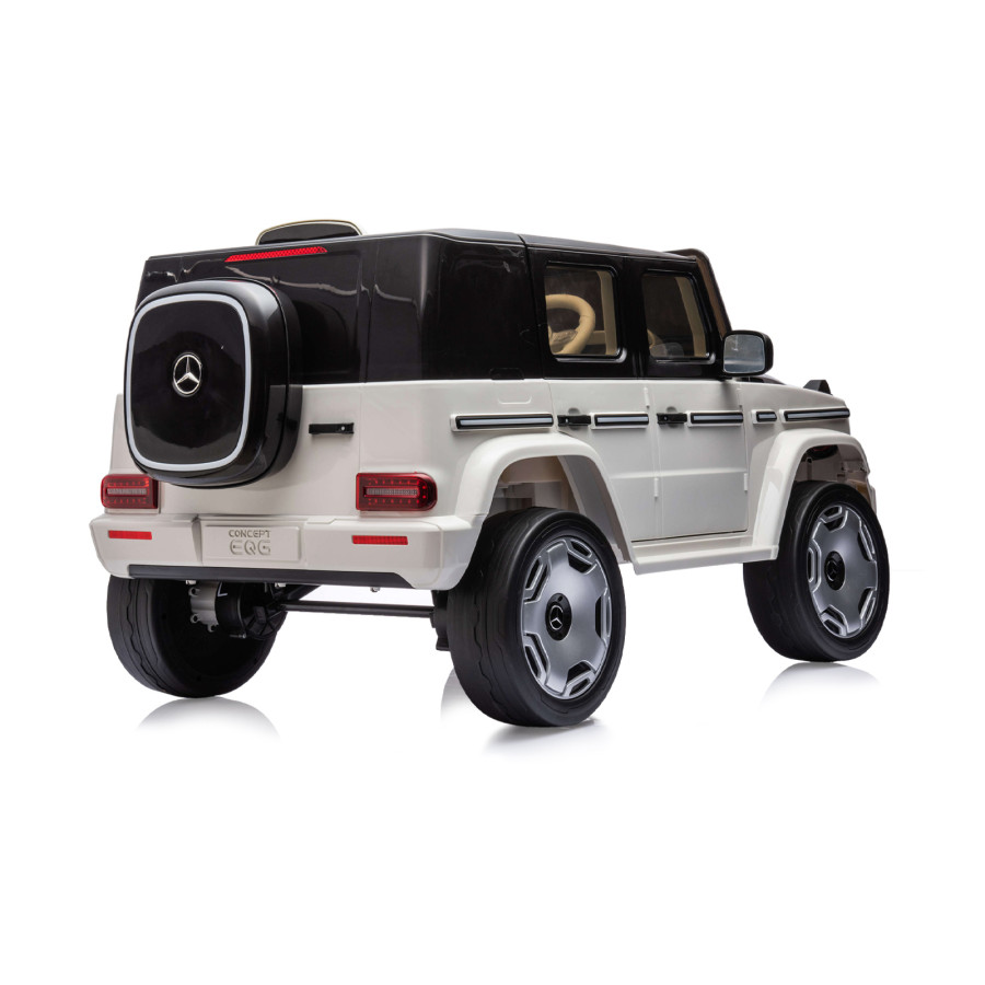 Eлектрически джип Mercedes EQG бял EVA гуми