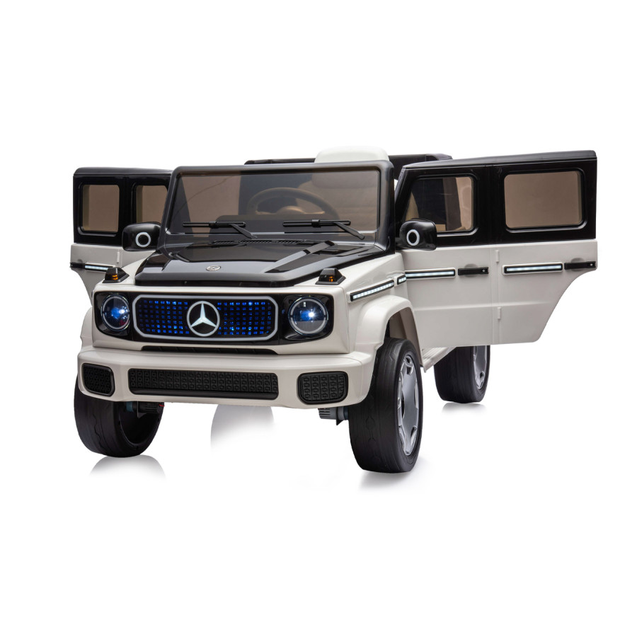Eлектрически джип Mercedes EQG бял EVA гуми