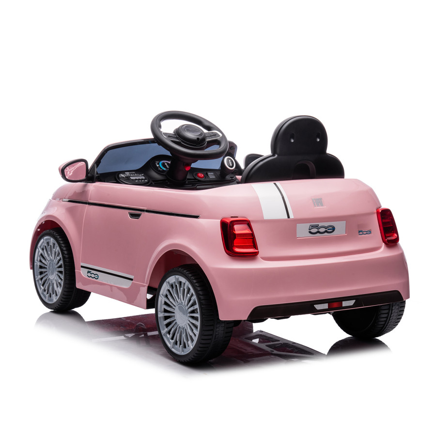 Електрическа кола FIAT 500 розова