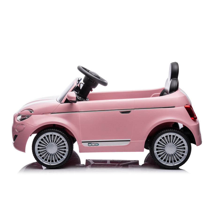 Електрическа кола FIAT 500 розова