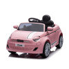 Електрическа кола FIAT 500 розова