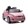 Електрическа кола FIAT 500 розова