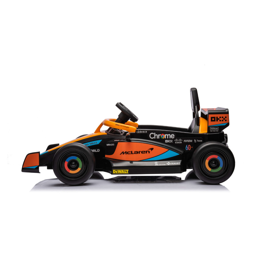 Електрическа кола McLaren Formula 1 оранжева