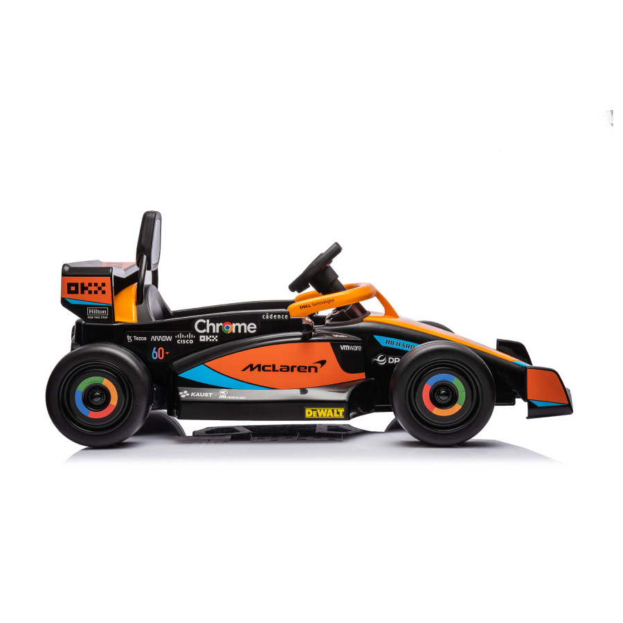 Електрическа кола McLaren Formula 1 оранжева
