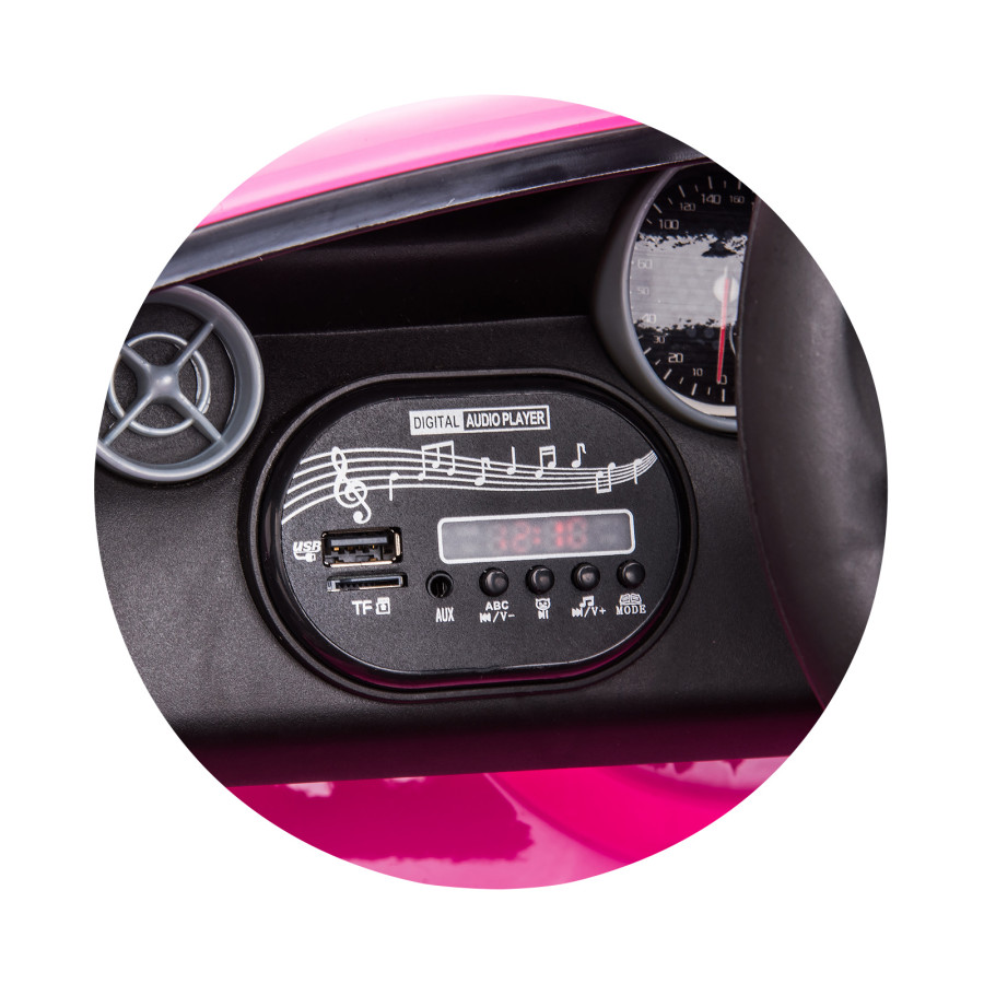 Акумулаторна кола Mercedes Benz SLC300 розова