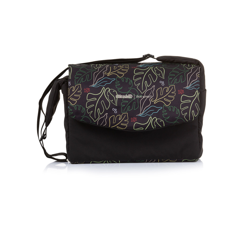 Количка за близнаци Дуо Смарт обсидиан/листа