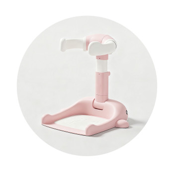 Помощна стойка за къпане с опора Китче розова