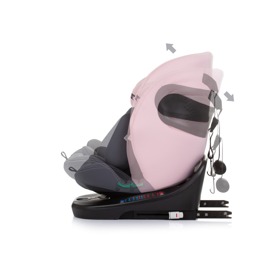 Стол за кола 360 I-size 40-150 Motion фламинго
