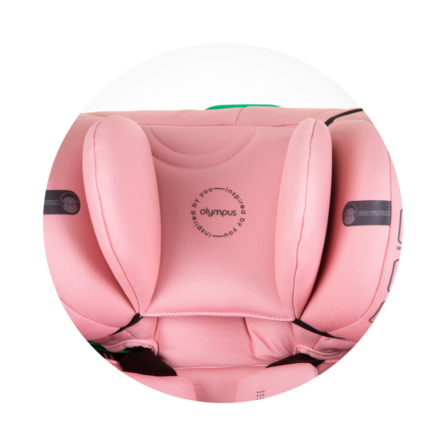 Стол за кола 360 I-size 40-150 Олимпус фламинго
