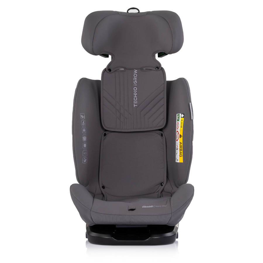 Стол за кола 360 I-size 40-150 см Techno iGrow сив