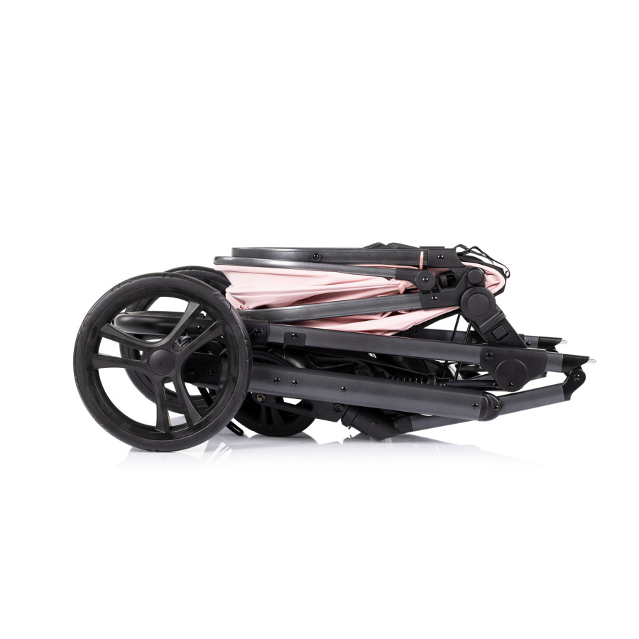 Детска количка Аморе розова пудра