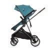 Детска количка Аура синьо-зелена