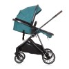 Детска количка Аура синьо-зелена