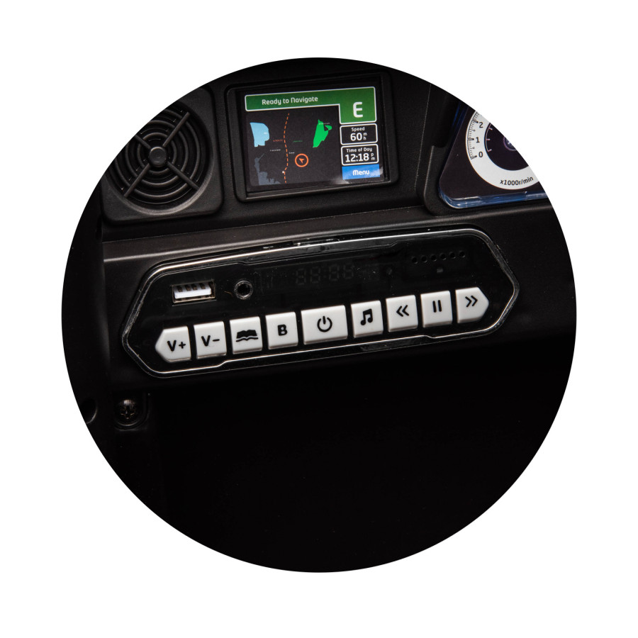 Електрически джип Toyota FJ Cruiser черен EVA гуми