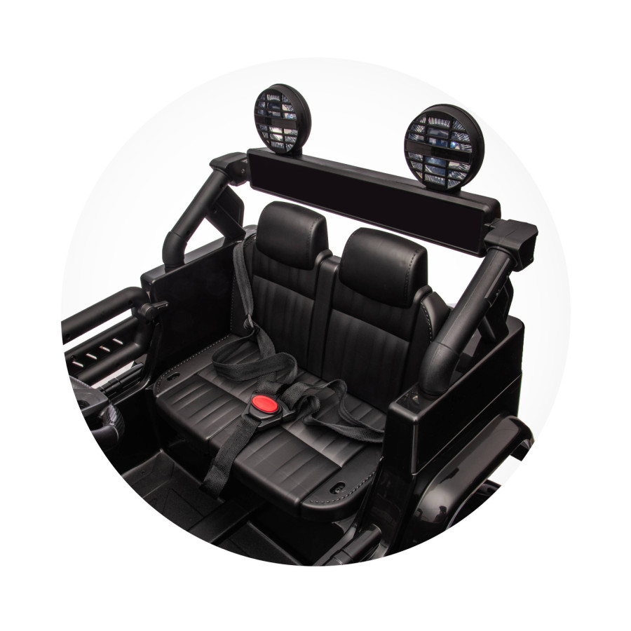 Електрически джип Toyota FJ Cruiser черен EVA гуми