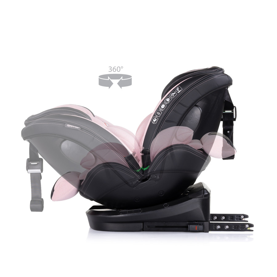 Стол за кола 360 i-Size 40-150 см Hypnotic розов маршмелоу
