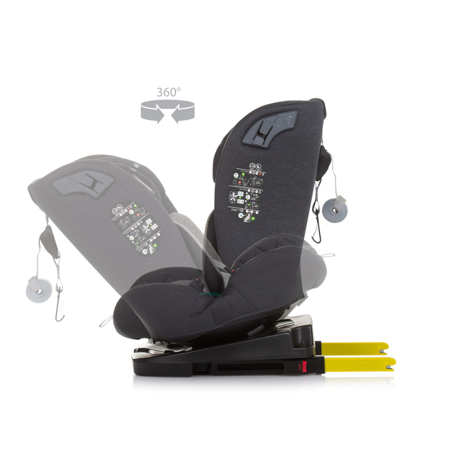 Стол за кола 360 I-size 40-150 X FACTOR гранит